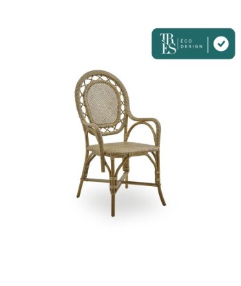 Fauteuil Romantica en rotin naturel prix