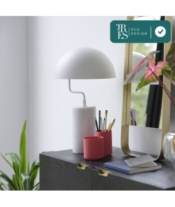 Lampe à poser Poise en marbre et métal rembourrage situé sous