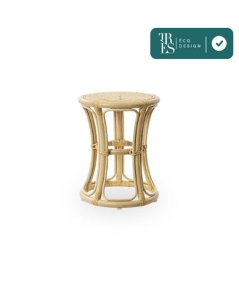 Tabouret Bella en rotin naturel livraison gratuite