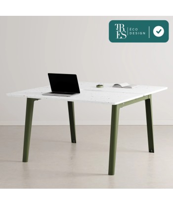 Bureau open–space NEW MODERN en plastique recyclé - 2 places pas cheres