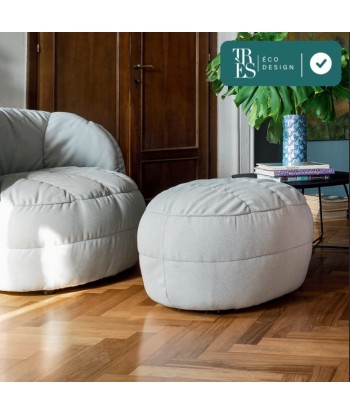 Pouf REEF en tissus plastique recyclé outlet