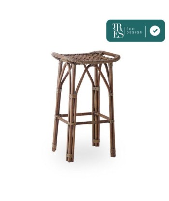 Tabouret de bar Salsa en rotin naturel Amélioration de cerveau avec