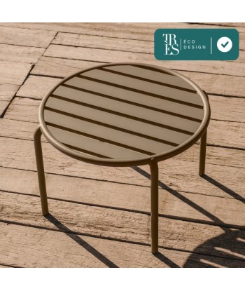 Table d'appoint de jardin Joncols en aluminium Ø 60 cm Comment ça marche