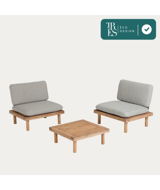 Ensemble Viridis de 2 fauteuils et 1 table plus qu'un jeu 