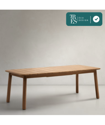 Table extensible Turqueta en bois de teck FSC - 220(290 ) x 100 cm votre