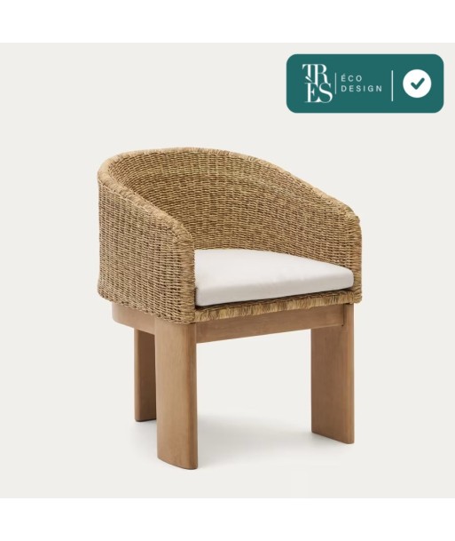 Chaise Xoriguer en rotin synthétique et bois d’eucalyptus FSC 50-70% off 