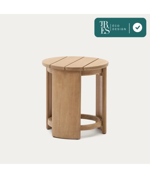 Table d'appoint Xoriguer en bois d’eucalyptus FSC - Ø63,5 cm le concept de la Pate a emporter 