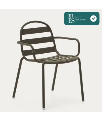 Chaise de jardin Joncols en aluminium offre 