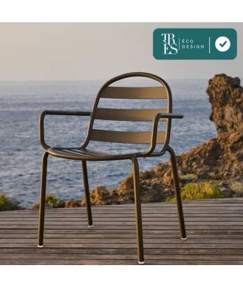 Chaise de jardin Joncols en aluminium offre 