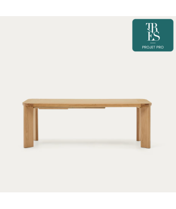 Table extensible Jondal en bois et placage de chêne FSC 100 % 200 (280) x 100 cm Toutes les collections ici