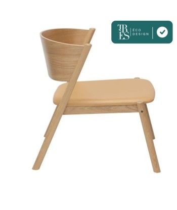 Fauteuil oblique en bois FSC Livraison rapide