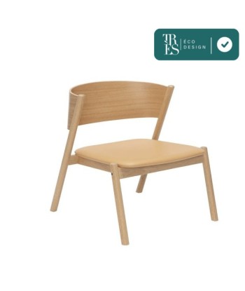 Fauteuil oblique en bois FSC Livraison rapide