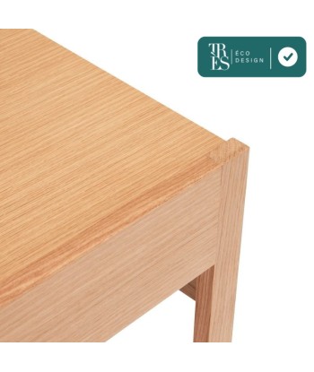 Table d’appoint Forma en bois de chêne de pas cher