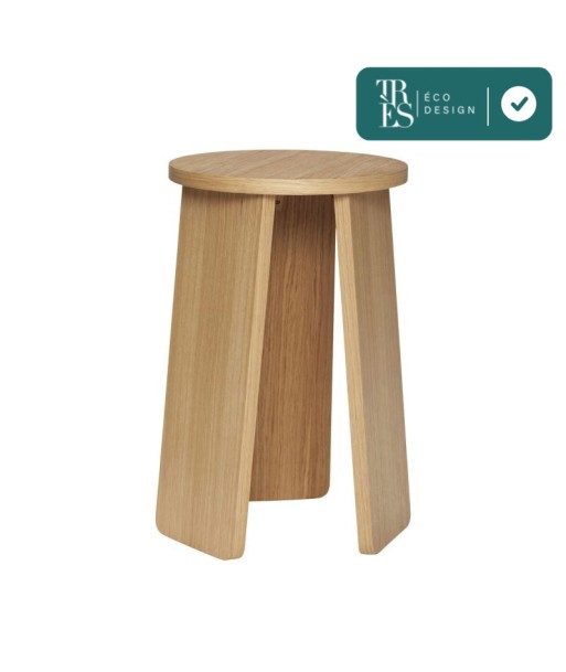 Tabouret Split Tripler en bois de chêne s'inspire de l'anatomie humaine