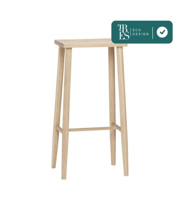 Tabouret de bar Folk en bois de chêne Venez acheter